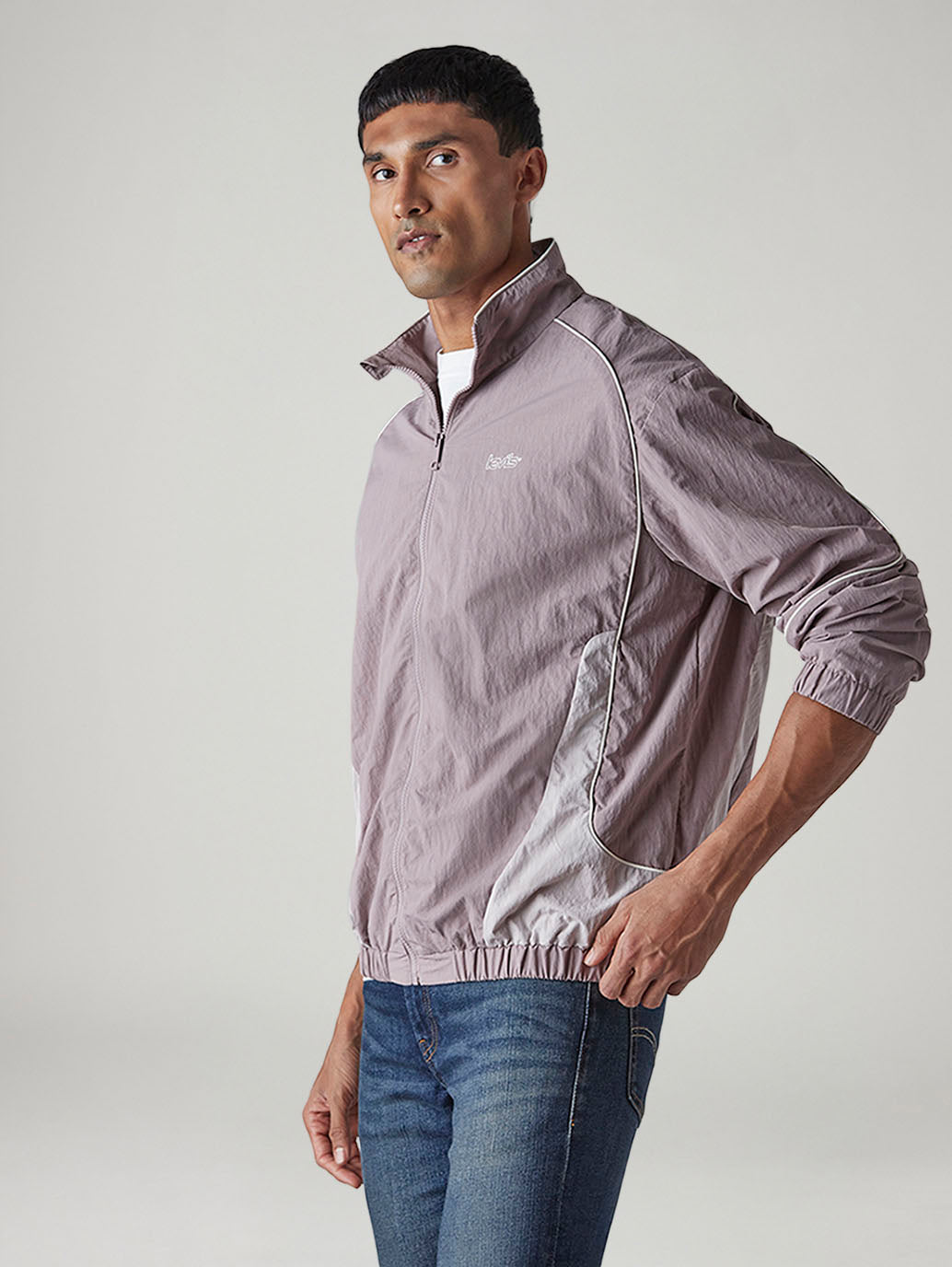 Men's Colorblock Relaxed Fit Jacket
