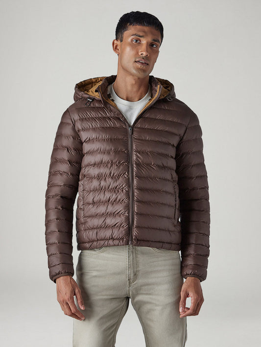 Men's Quilted Slim Fit Puffer Jacket