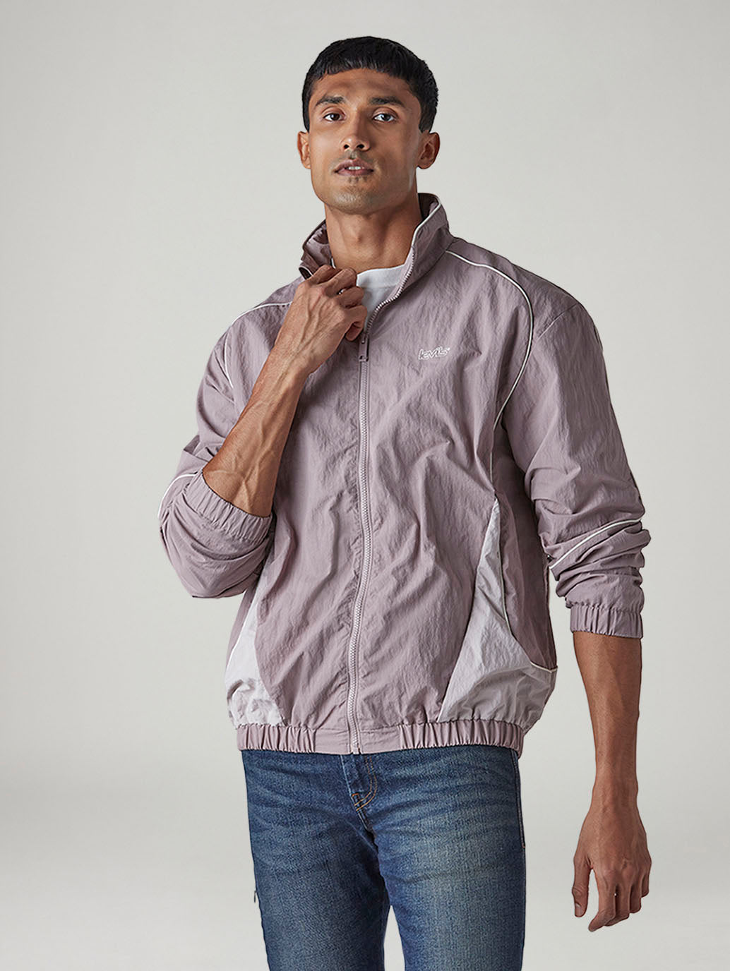 Men's Colorblock Relaxed Fit Jacket