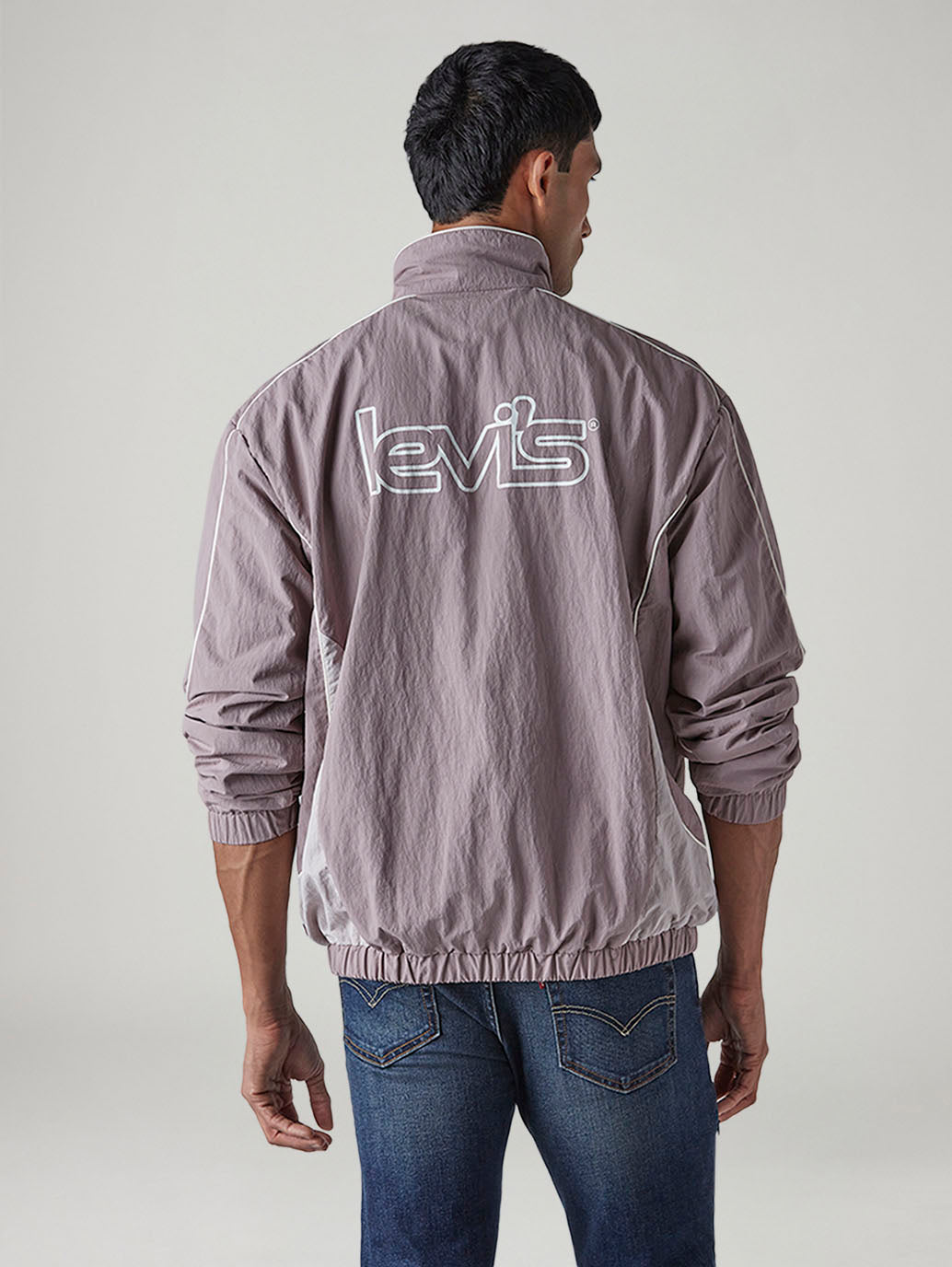 Men's Colorblock Relaxed Fit Jacket