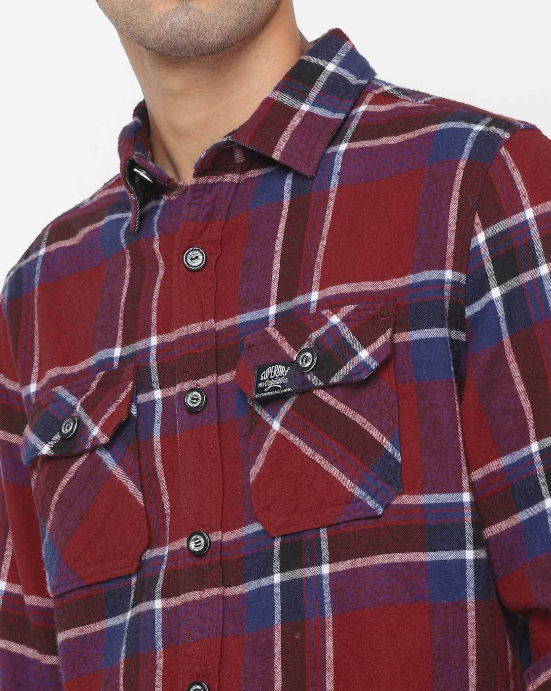 Regular Fit Shirt with Button-Flap Pockets