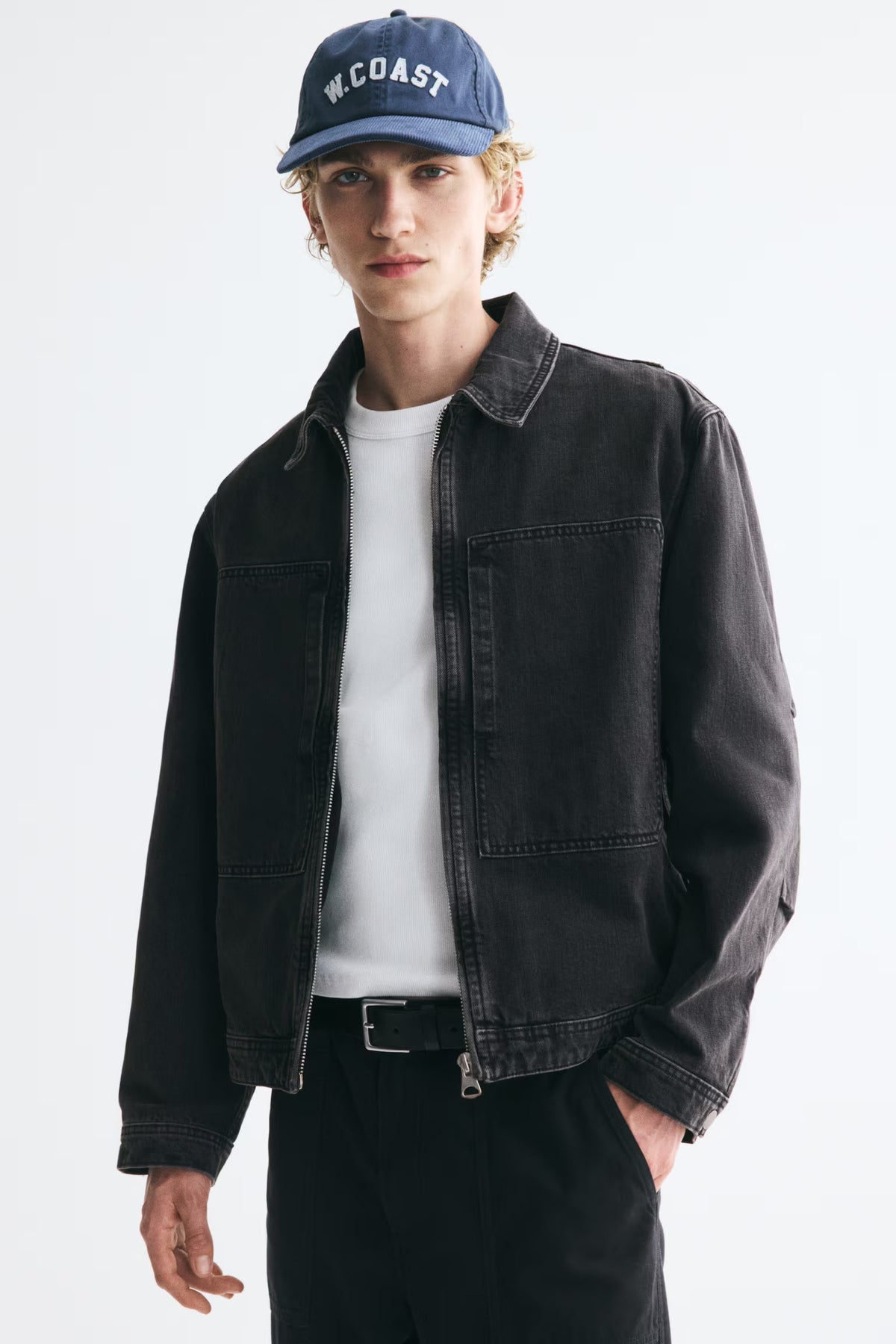 Denim workwear jacket