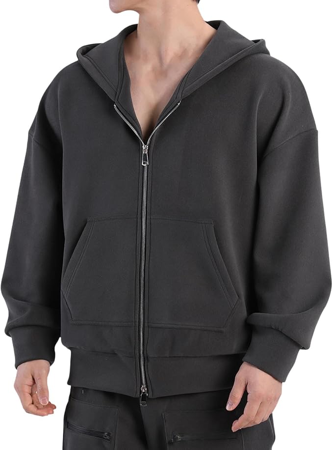 Sweat Jacket Men's Suede Jacket