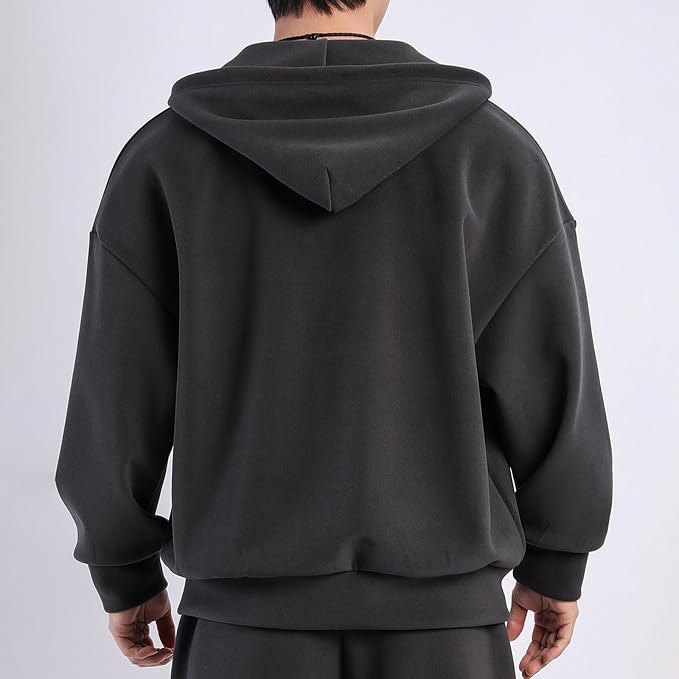 Sweat Jacket Men's Suede Jacket