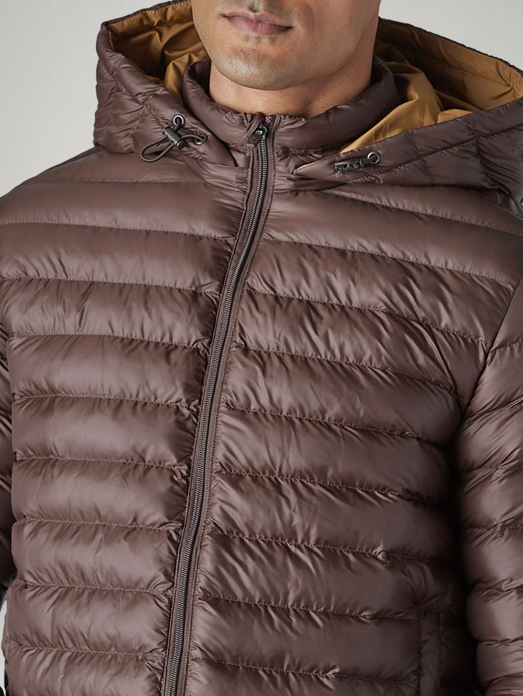 Men's Quilted Slim Fit Puffer Jacket