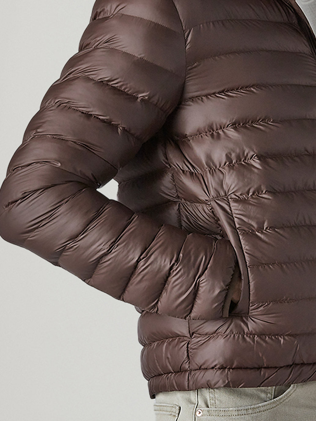 Men's Quilted Slim Fit Puffer Jacket