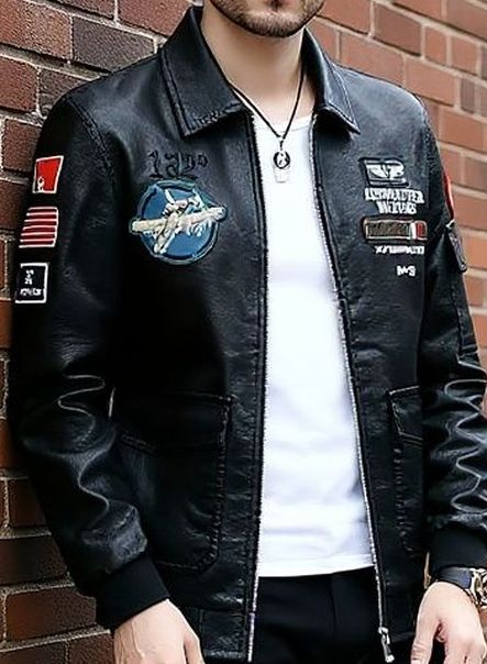 Militare vintage leather jacket