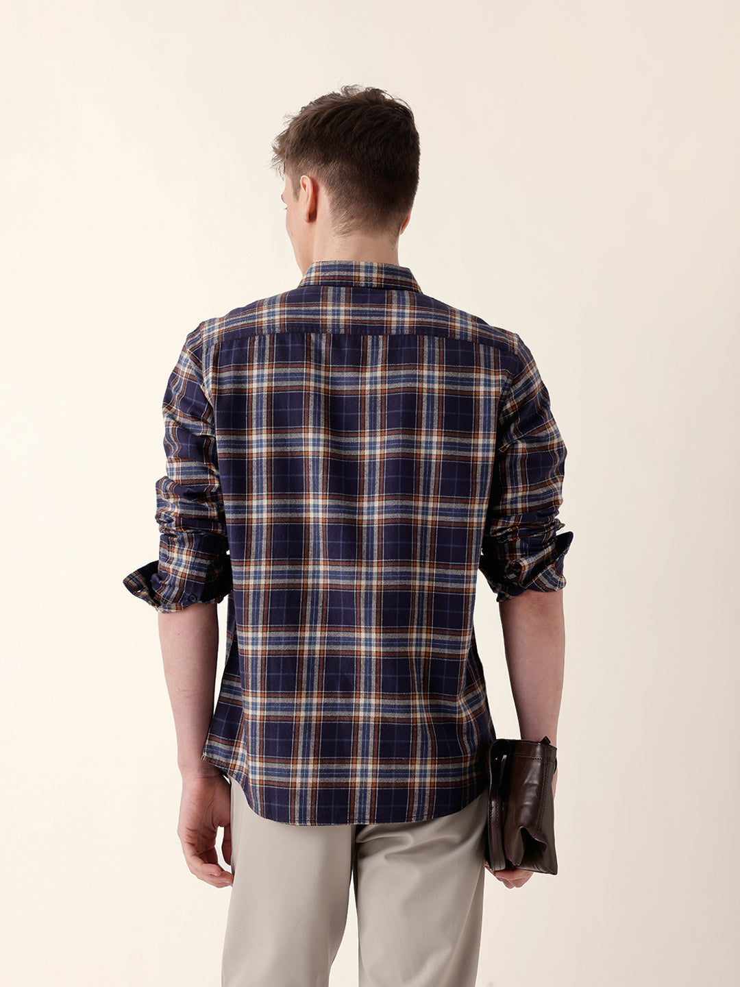 Multicolor Flannel Checked Regular Fit Casual Shirt